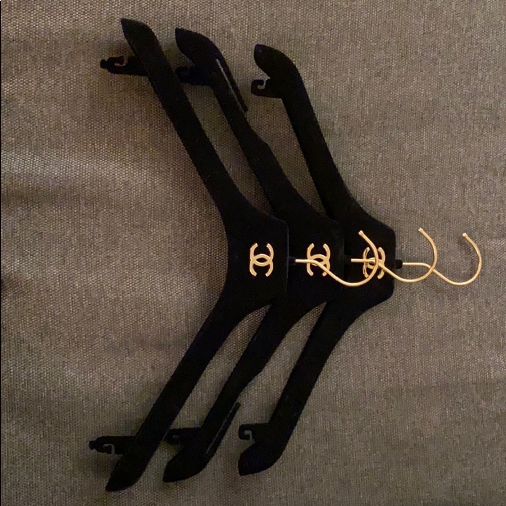 3 Chanel hangers